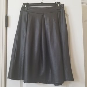NWOT Go Jane Black Coated Skirt